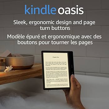 Kindle Oasis – With 7” display and page turn buttons - 32 GB